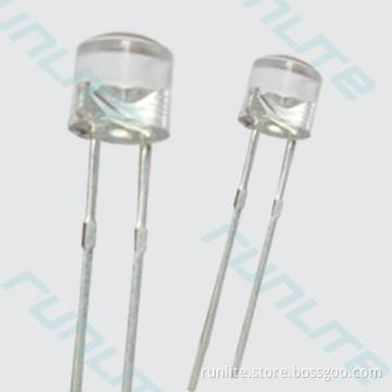 Non-Flange Round (5mm) Cool White LED Diode